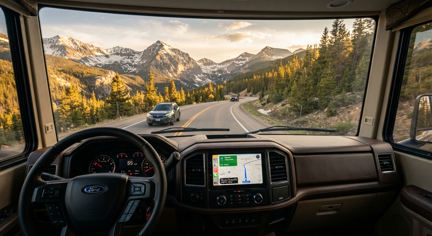 RV-Safe Navigation with CarPlay & Android Auto: What Every RVer Needs to Know